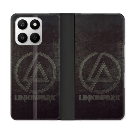 Housse cuir portefeuille Pour Honor 400 smart 5G Musique Rock Linkin Park