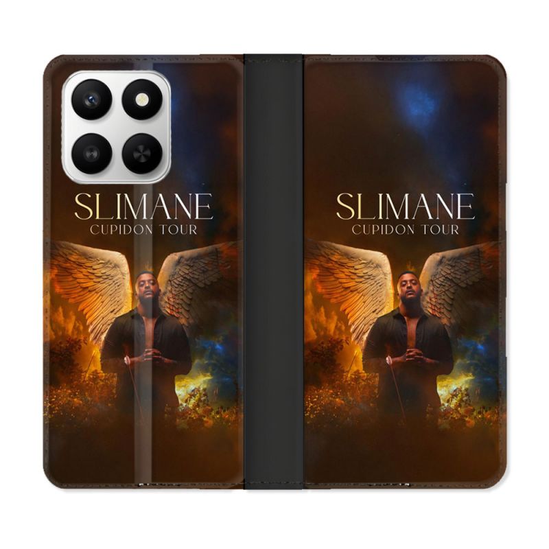 Housse cuir portefeuille Pour Honor 400 smart 5G Musique Slimane Ange