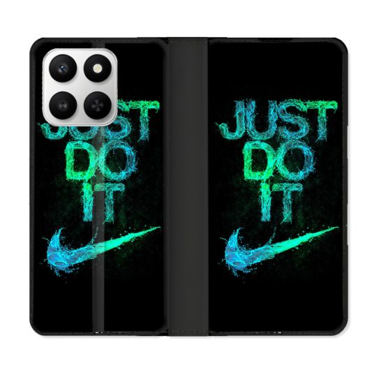Housse cuir portefeuille Pour Honor 400 smart 5G Nike Just Do It
