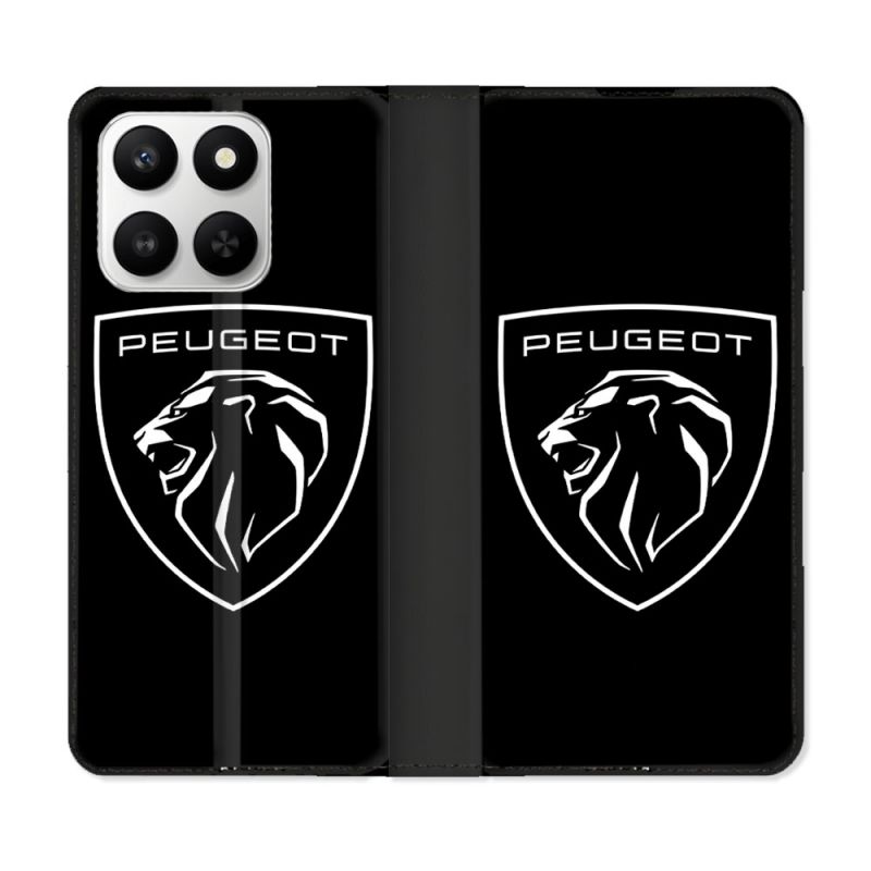 Housse cuir portefeuille Pour Honor 400 smart 5G Peugeot