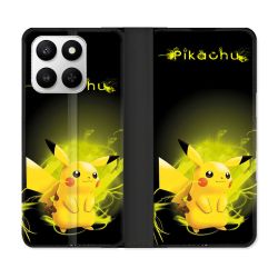 Housse cuir portefeuille Pour Honor 400 smart 5G Pokemon Pikachu Eclair
