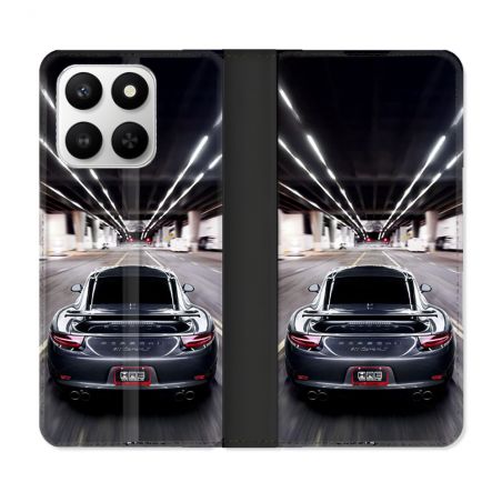 Housse cuir portefeuille Pour Honor 400 smart 5G Porsche 911