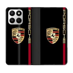 Housse cuir portefeuille Pour Honor 400 smart 5G Porsche Line