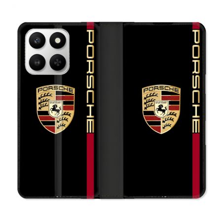 Housse cuir portefeuille Pour Honor 400 smart 5G Porsche Line