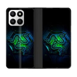 Housse cuir portefeuille Pour Honor 400 smart 5G Razer
