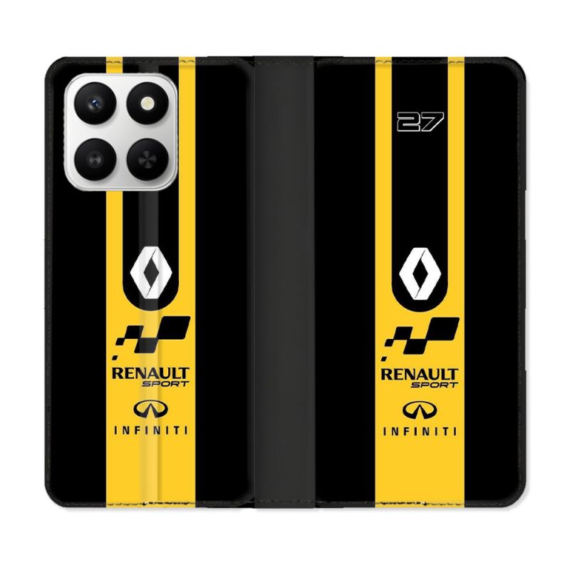 Housse cuir portefeuille Pour Honor 400 smart 5G Renault