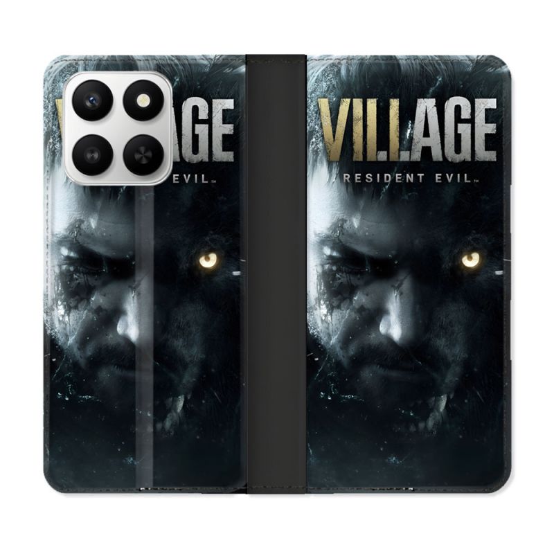 Housse cuir portefeuille Pour Honor 400 smart 5G Resident Evil