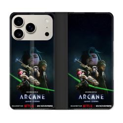 Housse cuir portefeuille Pour Iphone 17 Pro Arcane Affiche