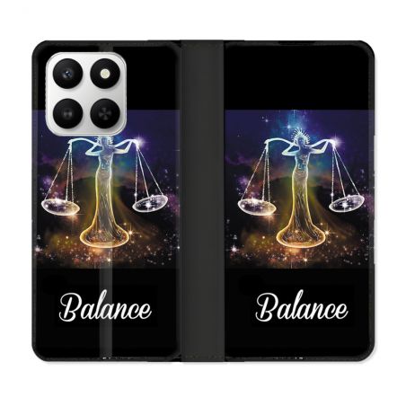 Housse cuir portefeuille Pour Honor 400 smart 5G Signe Zodiaque 2 Balance