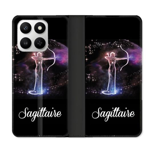 Housse cuir portefeuille Pour Honor 400 smart 5G Signe Zodiaque 2 Sagittaire