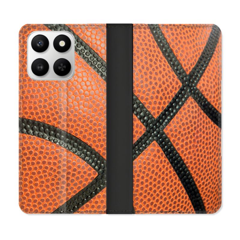 Housse cuir portefeuille Pour Honor 400 smart 5G Sport Ballon Basket