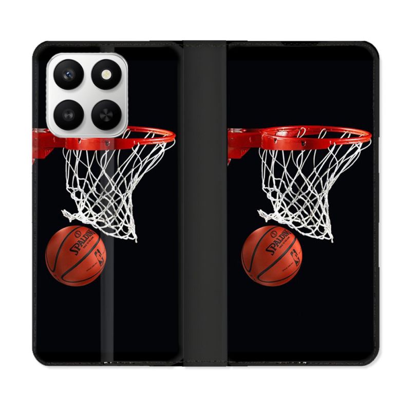 Housse cuir portefeuille Pour Honor 400 smart 5G Sport Basket Panier