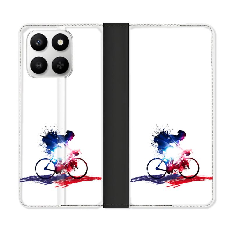 Housse cuir portefeuille Pour Honor 400 smart 5G Sport Cyclisme France