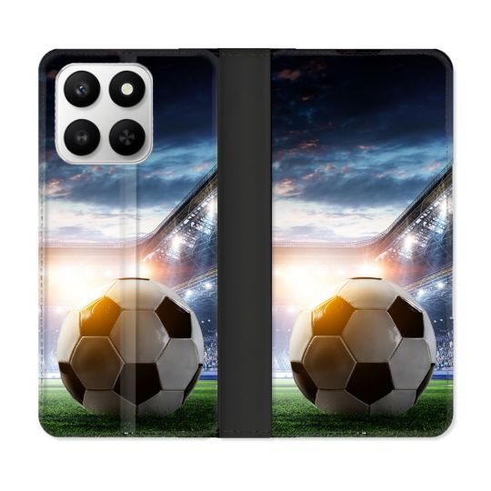 Housse cuir portefeuille Pour Honor 400 smart 5G Sport Football Stade