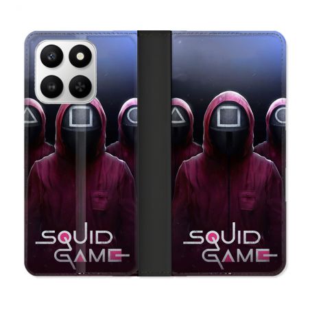 Housse cuir portefeuille Pour Honor 400 smart 5G Squid Game