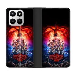 Housse cuir portefeuille Pour Honor 400 smart 5G Stranger Things Affiche 2