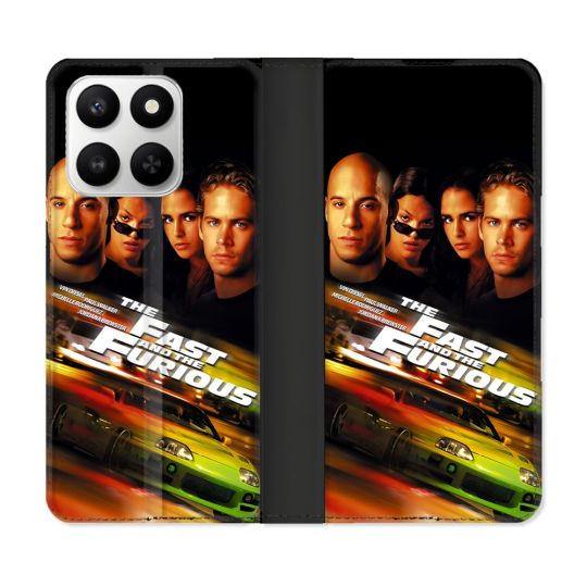 Housse cuir portefeuille Pour Honor 400 smart 5G The Fast And Furious