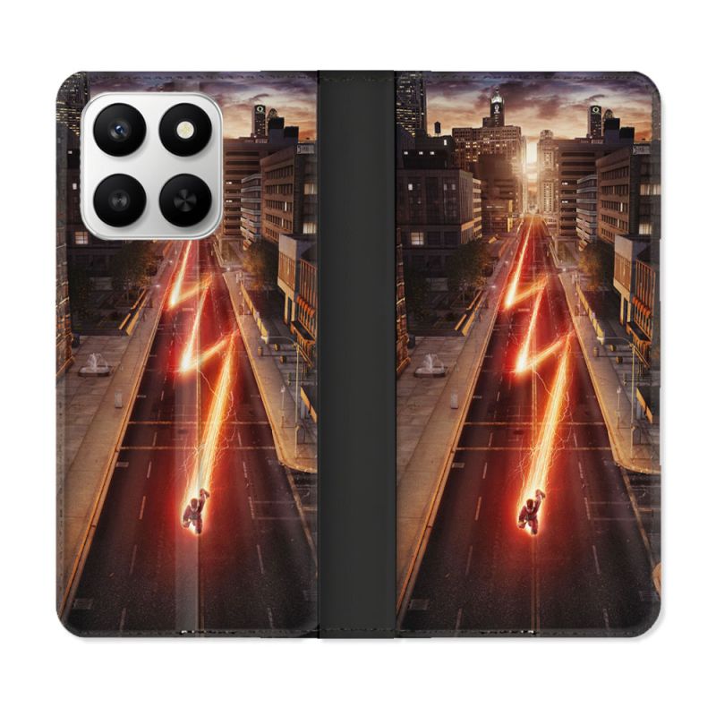 Housse cuir portefeuille Pour Honor 400 smart 5G The Flash City