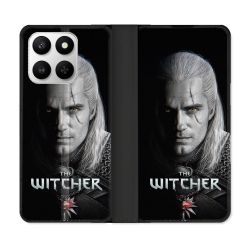 Housse cuir portefeuille Pour Honor 400 smart 5G The Witcher Noir