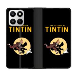 Housse cuir portefeuille Pour Honor 400 smart 5G Tintin Classique