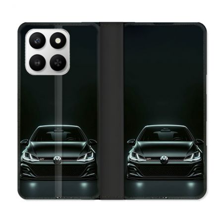 Housse cuir portefeuille Pour Honor 400 smart 5G Volkwagen Golf GTI