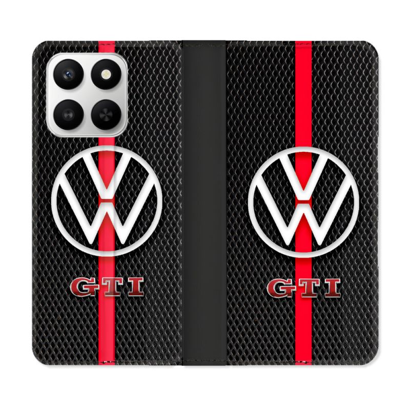 Housse cuir portefeuille Pour Honor 400 smart 5G Volkwagen Line