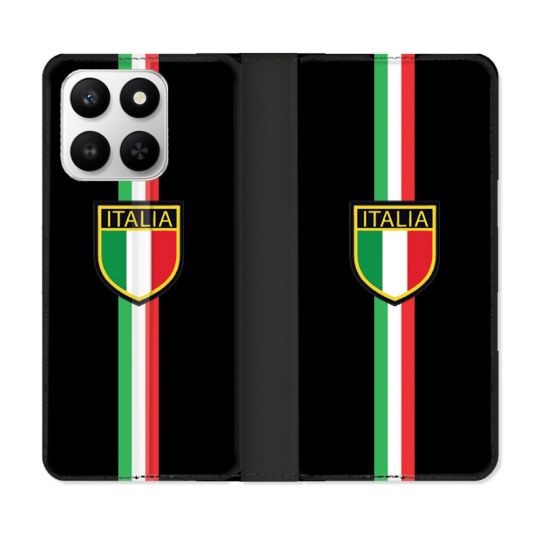 Housse cuir portefeuille Pour Honor 400 smart 5G Voyage Italie 3 Noir