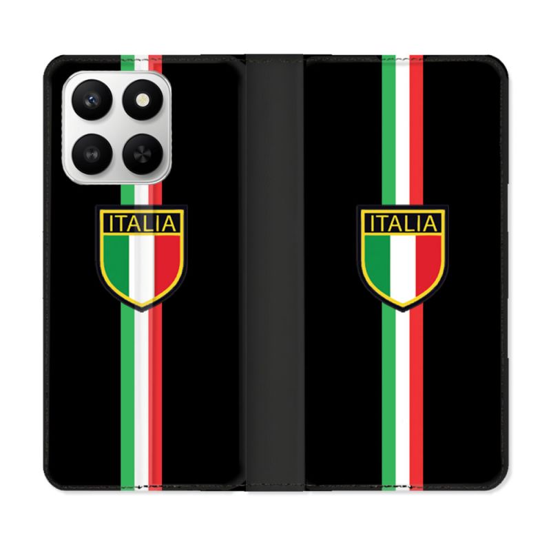 Housse cuir portefeuille Pour Honor 400 smart 5G Voyage Italie 3 Noir