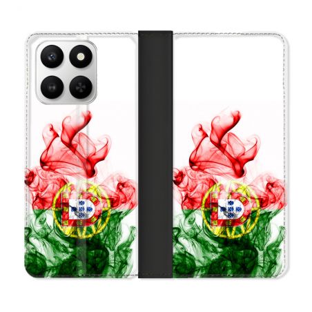 Housse cuir portefeuille Pour Honor 400 smart 5G Voyage Portugal Flamme