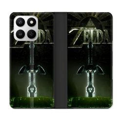 Housse cuir portefeuille Pour Honor 400 smart 5G Zelda