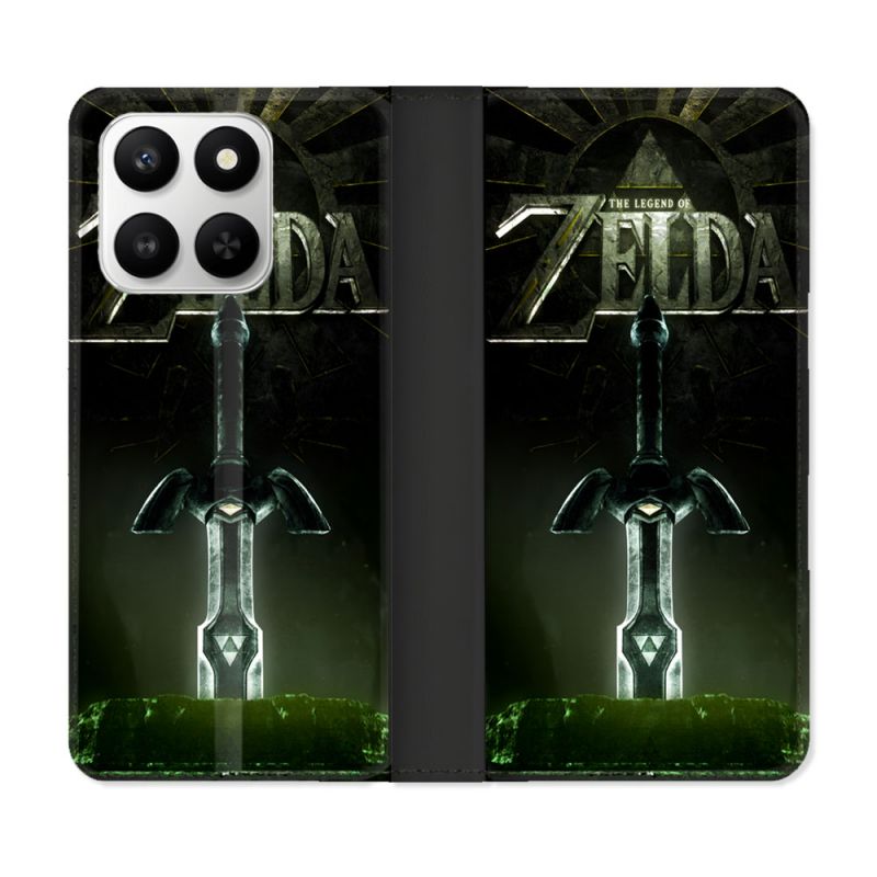 Housse cuir portefeuille Pour Honor 400 smart 5G Zelda