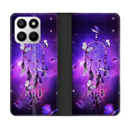 Housse cuir portefeuille Pour Honor 400 smart 5G Zen Attrape Reve Papillon