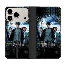 Housse cuir portefeuille Pour Iphone 17 Pro Harry Potter Azkaban