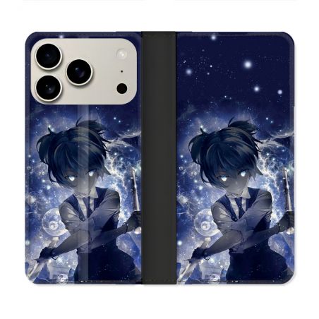 Housse cuir portefeuille Pour Iphone 17 Pro Manga Assassination Classroom Nagisa