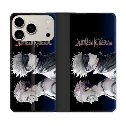 Housse cuir portefeuille Pour Iphone 17 Pro Manga Jujutsu Kaisen