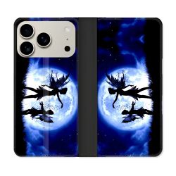 Housse cuir portefeuille Pour Iphone 17 Pro Max Fantastique Fee Lune