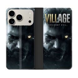 Housse cuir portefeuille Pour Iphone 17 Pro Max Resident Evil