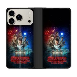 Housse cuir portefeuille Pour Iphone 17 Pro Max Stranger Things Affiche 1
