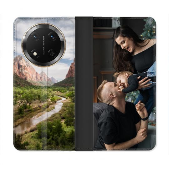 Housse Cuir Portefeuille Personnalisée Pour Honor Magic 7 Lite 5G