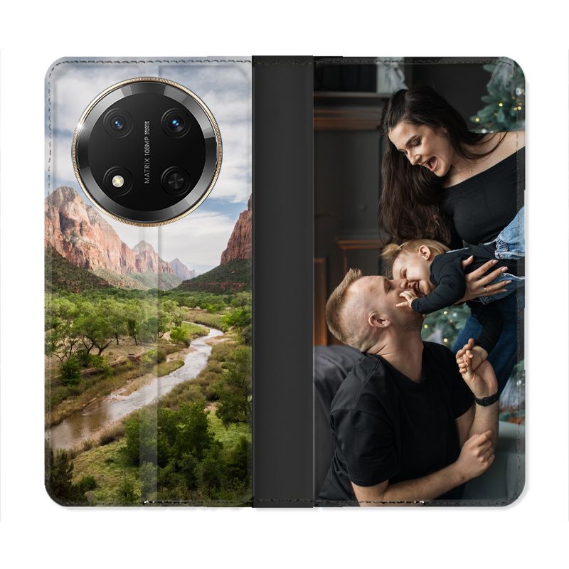 Housse Cuir Portefeuille Personnalisée Pour Honor Magic 7 Lite 5G