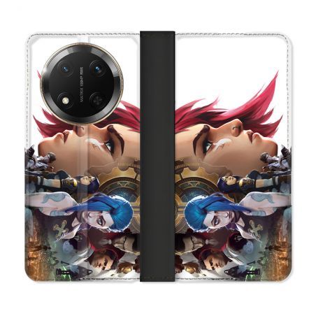 Housse cuir portefeuille Pour Honor Magic 7 Lite 5G Arcane Jinx Sœur