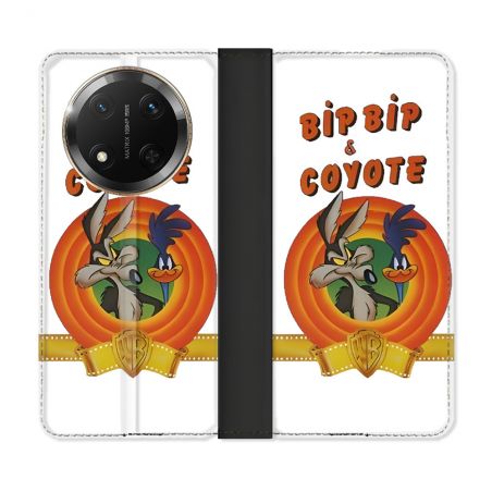 Housse cuir portefeuille Pour Honor Magic 7 Lite 5G Bip Bip Coyote