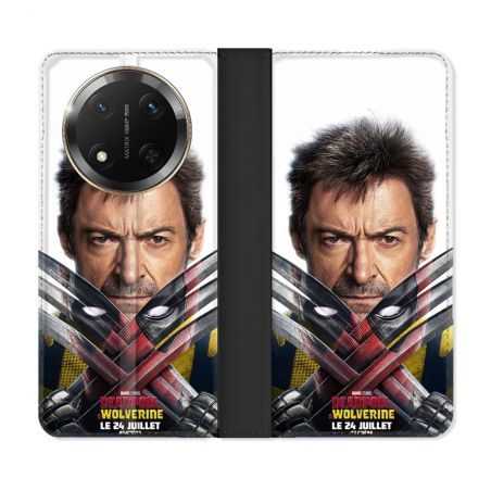Housse cuir portefeuille Pour Honor Magic 7 Lite 5G Deadpool Affiche