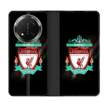 Housse cuir portefeuille Pour Honor Magic 7 Lite 5G Foot Liverpool