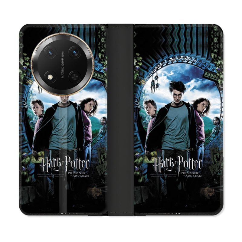 Housse cuir portefeuille Pour Honor Magic 7 Lite 5G Harry Potter Azkaban