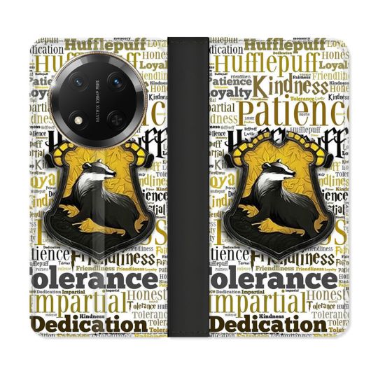 Housse cuir portefeuille Pour Honor Magic 7 Lite 5G Harry Potter Poursouffle