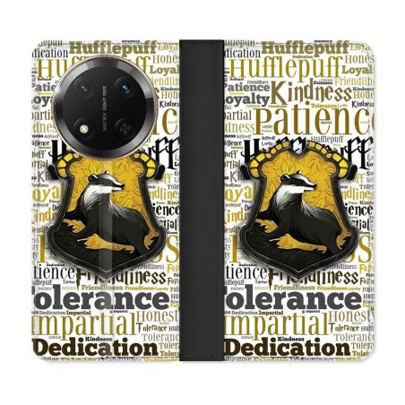 Housse cuir portefeuille Pour Honor Magic 7 Lite 5G Harry Potter Poursouffle