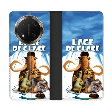 Housse cuir portefeuille Pour Honor Magic 7 Lite 5G L'âge de Glace Affiche