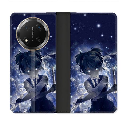Housse cuir portefeuille Pour Honor Magic 7 Lite 5G Manga Assassination Classroom Nagisa