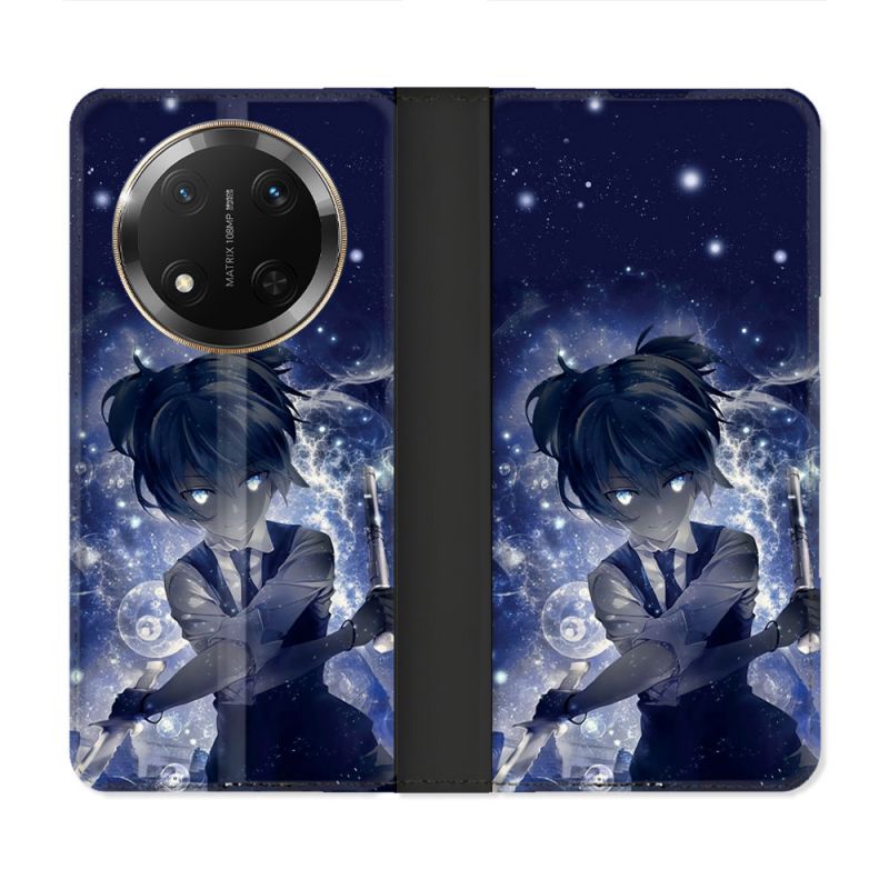 Housse cuir portefeuille Pour Honor Magic 7 Lite 5G Manga Assassination Classroom Nagisa